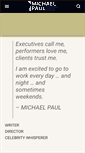 Mobile Screenshot of michaelpaulbts.com