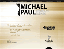 Tablet Screenshot of michaelpaulbts.com